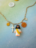 Little Jesus Charm Necklace - Sunny Days