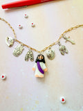 Little Jesus Charm Necklace - Armor of God