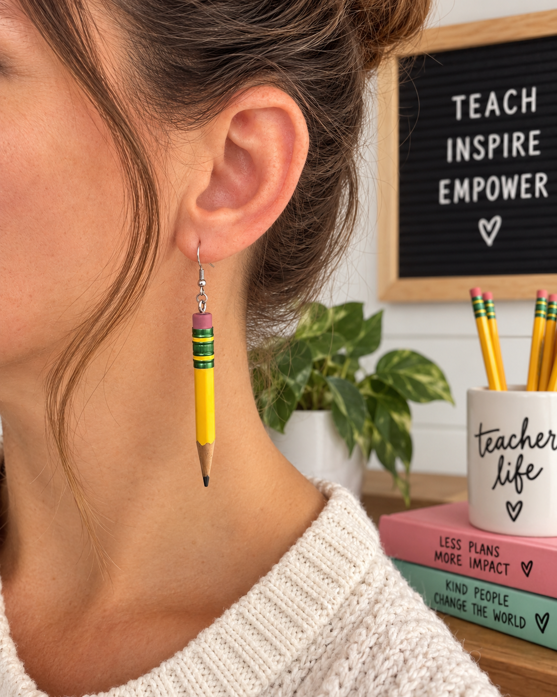 Signature Pencil Earrings - Classic